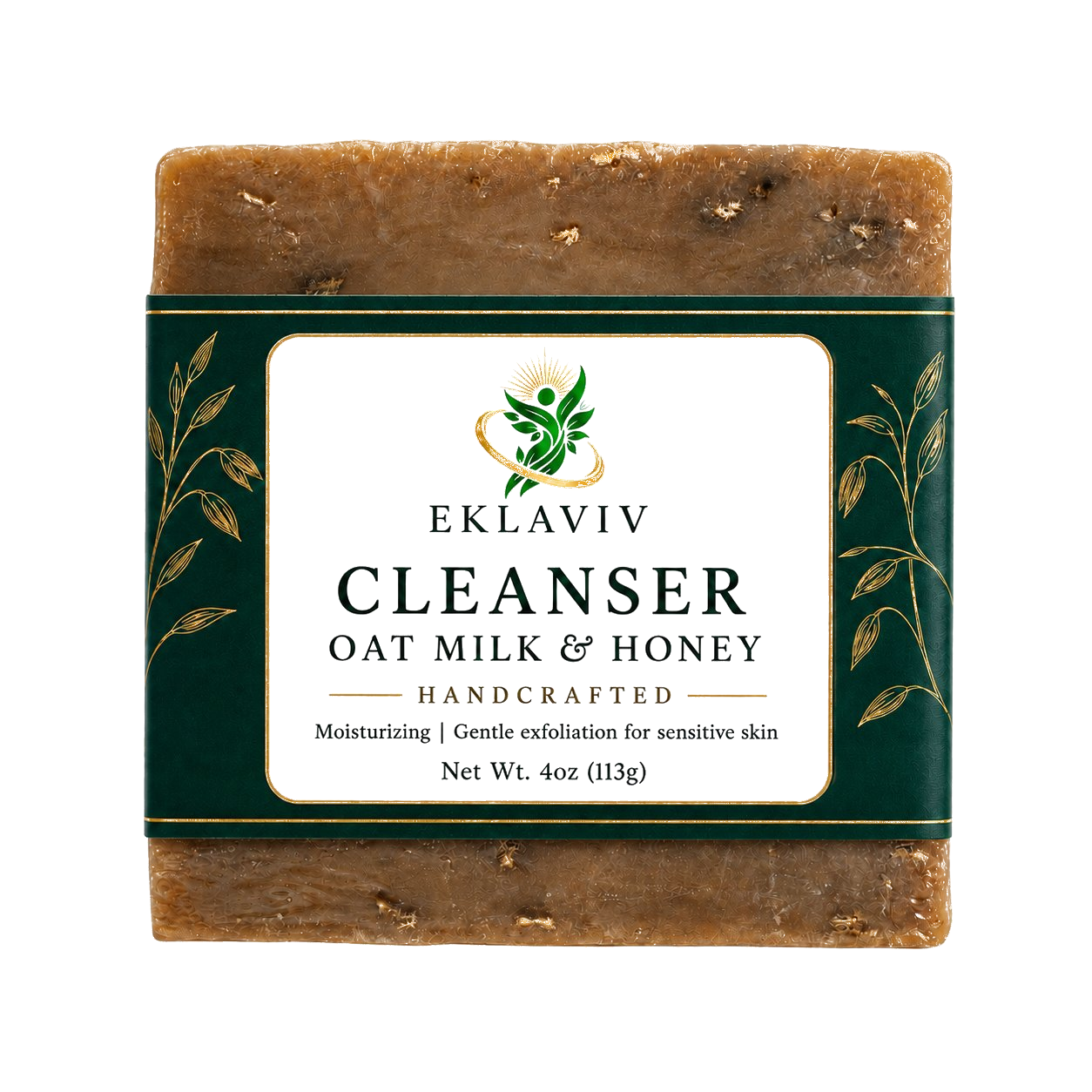 EKLAVIV Oat Milk and Honey Cleanser bar