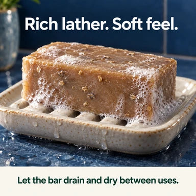 Oat Milk & Honey Cleanser — What is the lather and bar texture like?