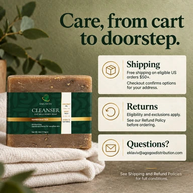 Oat Milk & Honey Cleanser — How do shipping, support, and return eligibility work?