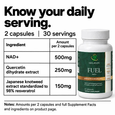 Fuel — What amounts are in one serving?
